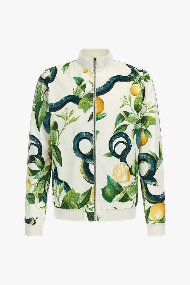 Bomber Lemon print