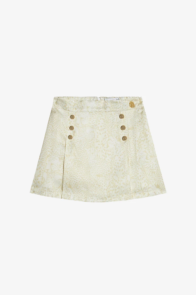 Skirt With Cheetahs And Cheetah Skin