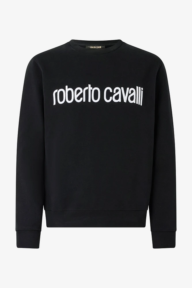 Black Sweatshirt with Logo