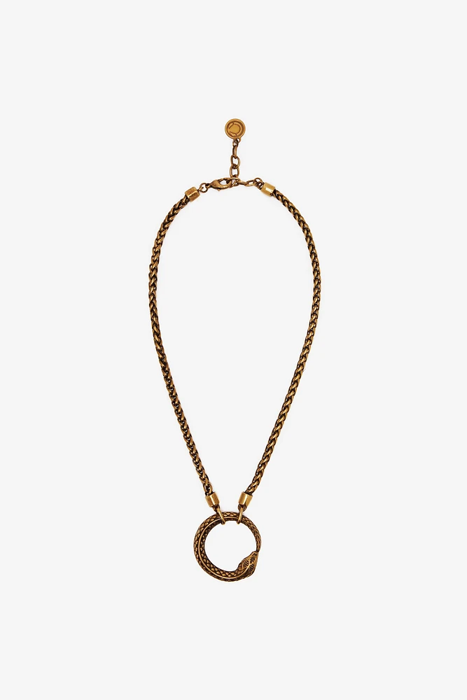 Necklace With Snake Pendant