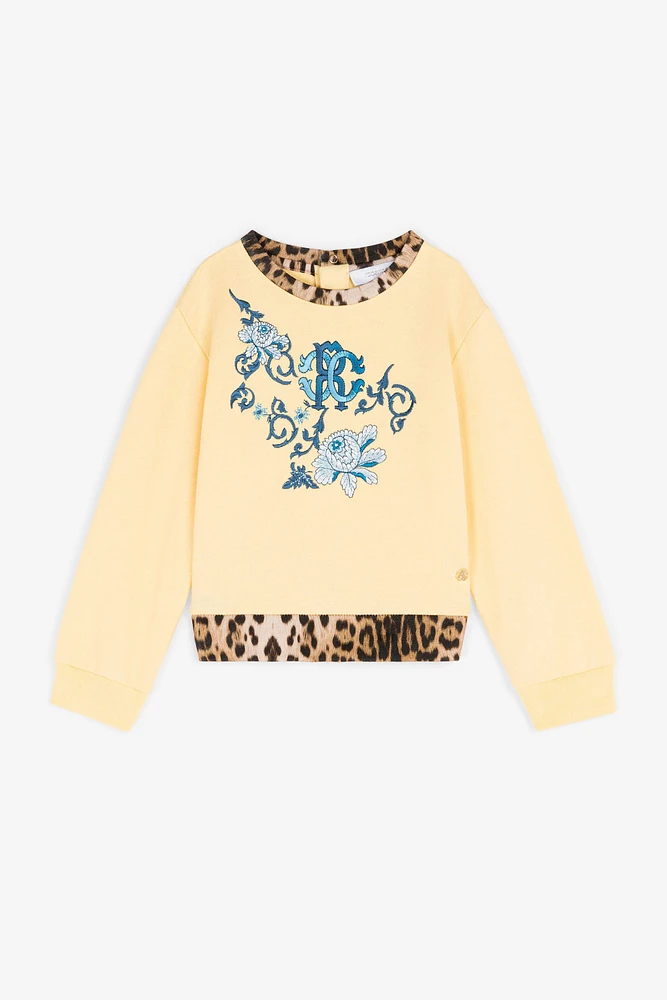 RC Monogram Cotton Sweatshirt