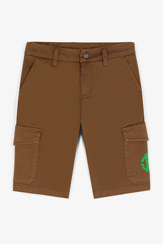 RC Monogram-Print Cargo Shorts