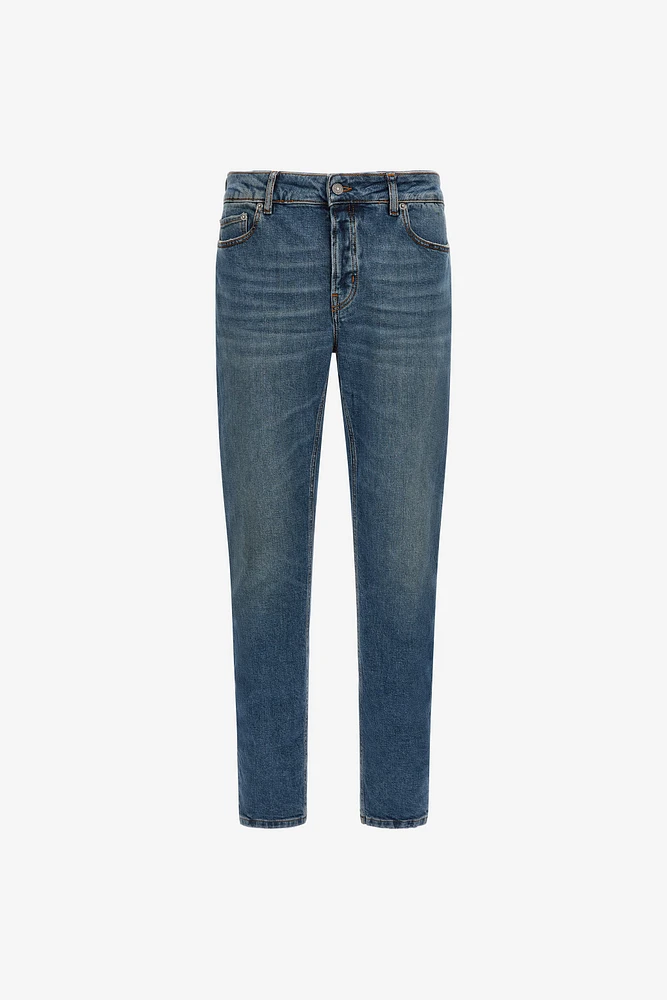 Straight leg jeans