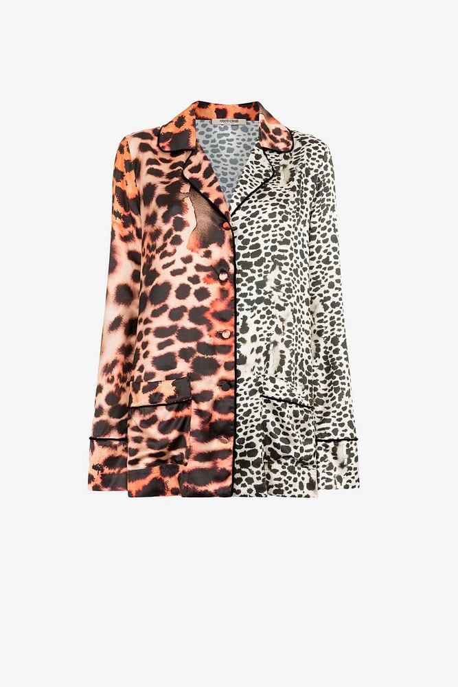Murena Print Silk Blend Jacket