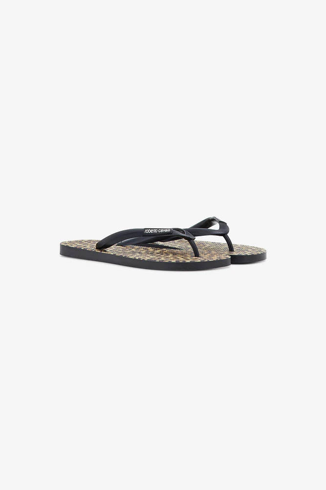 Jaguar Skin Print Slipper