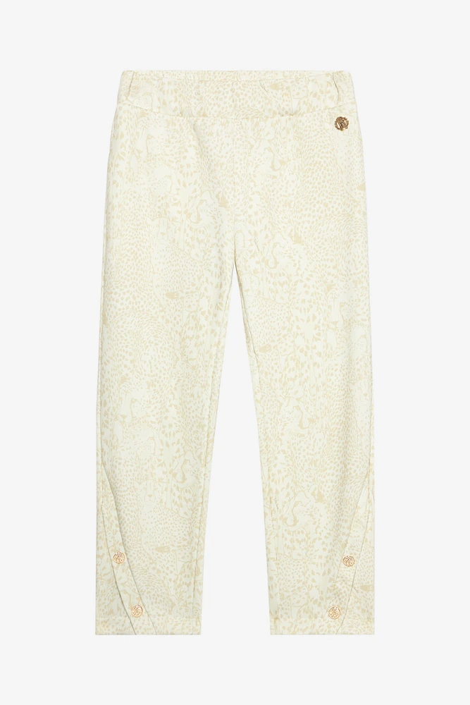 Cheetah-Print Sports Pants