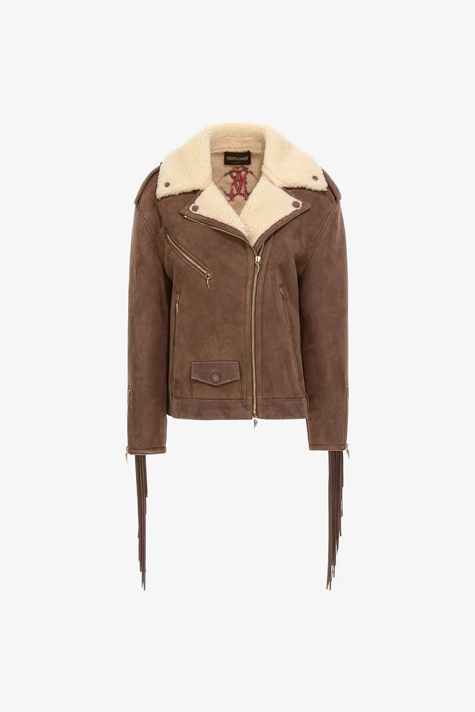 Biker Jacket with Fringe