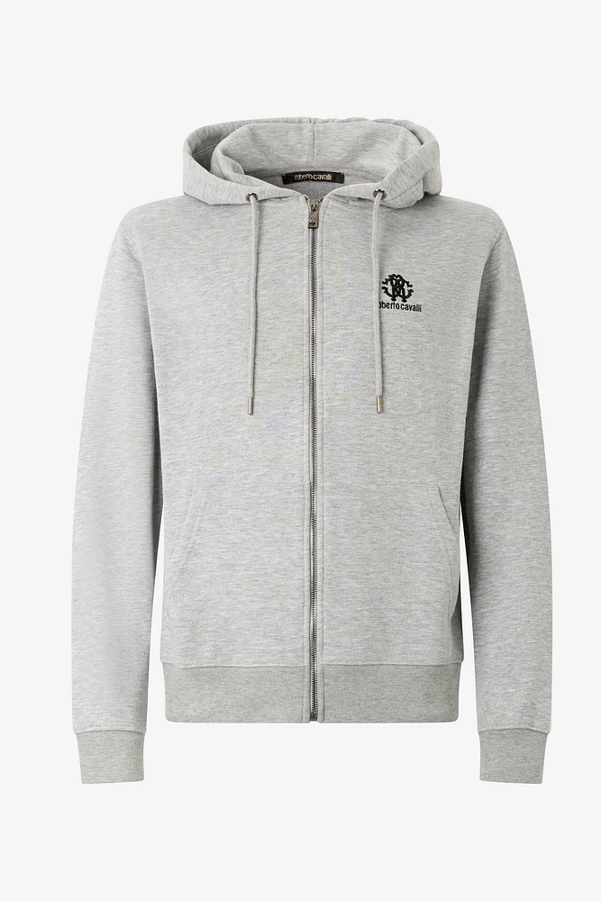 Grey Hoodie with Zip
