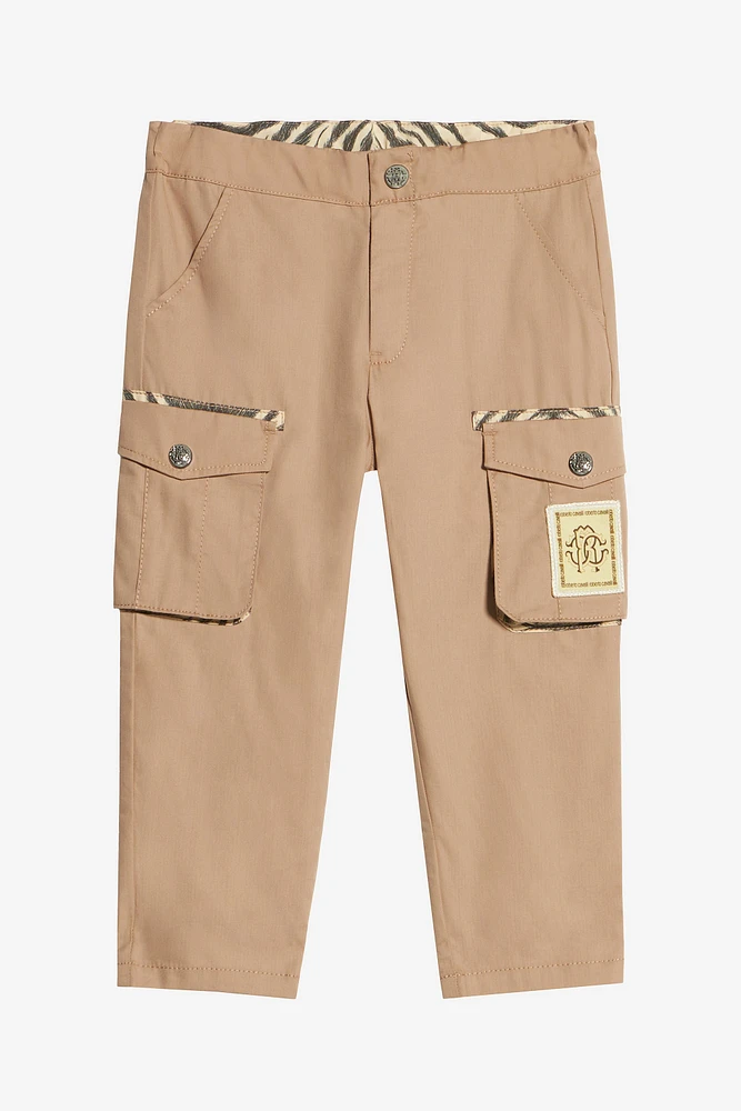 Pants With Branded Patch