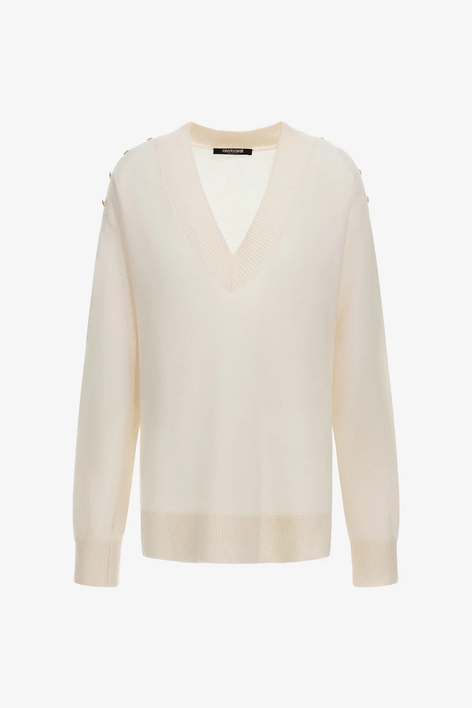 Sweater with V-Neck