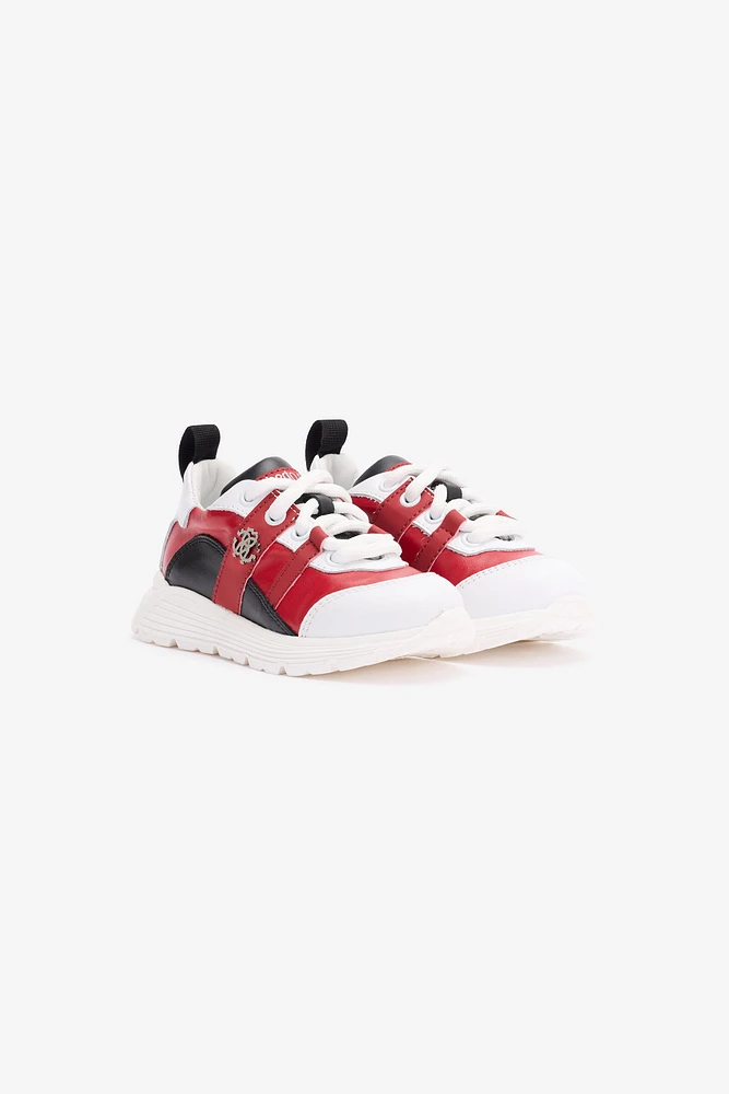 Color-Block Sneakers With RC Monogram
