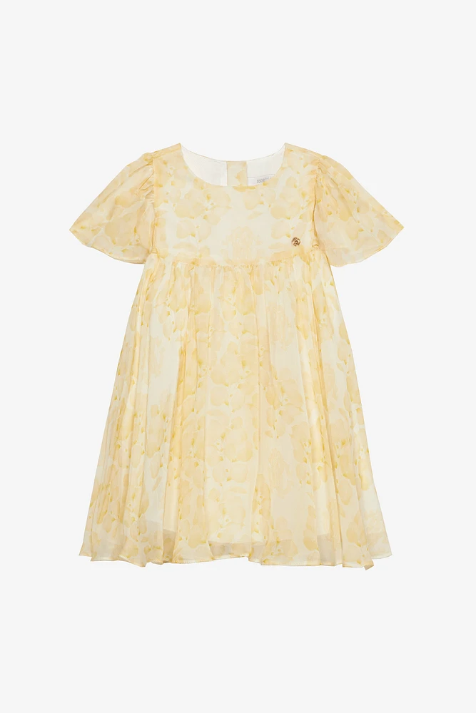 Silk Dress With Floral Print