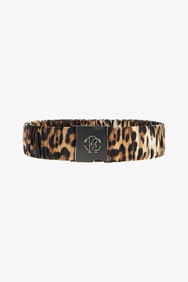 Belt with Leopard Print