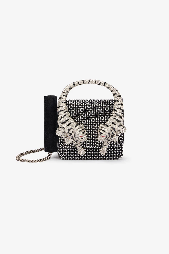 Roar Phone Case With Sequins And Tigers