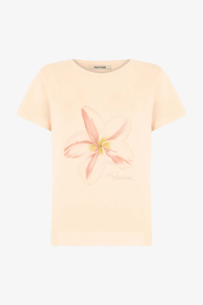 Flower print T-shirt