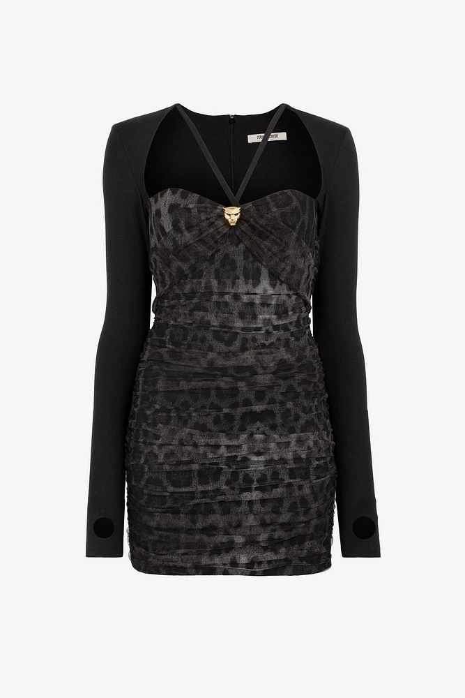 Leopard-print dress