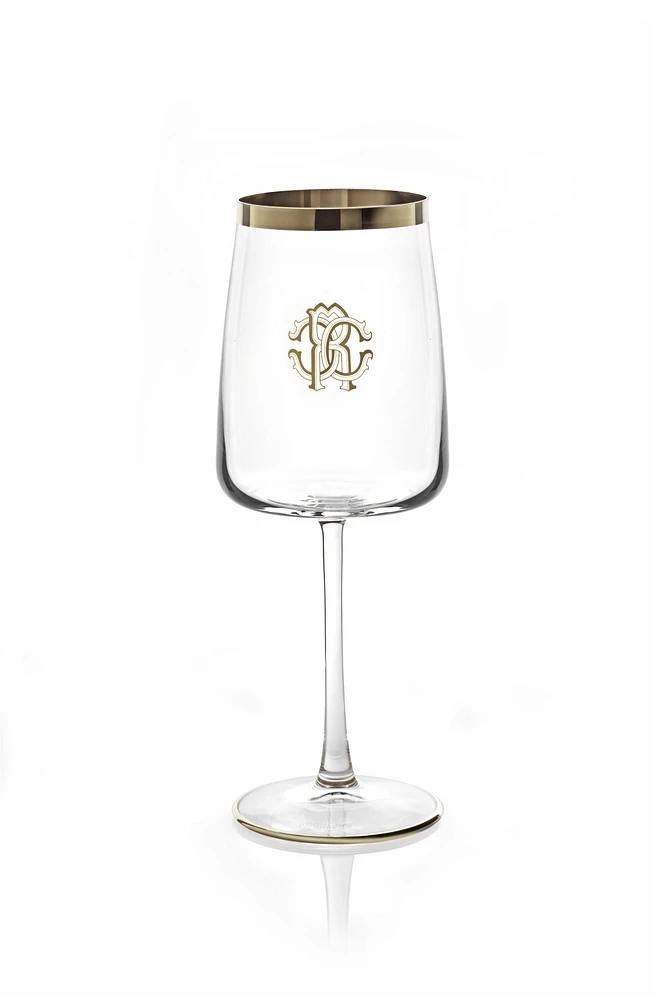 Monogram Platin 2 Wine Goblets Set