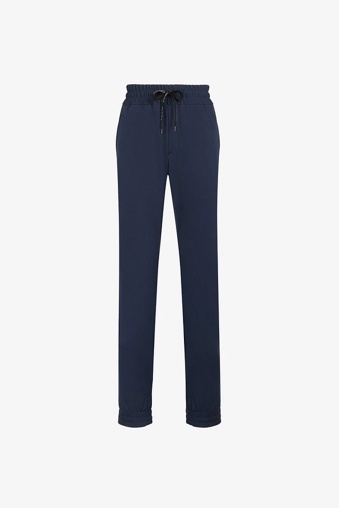 Snake-motif monogram trackpants
