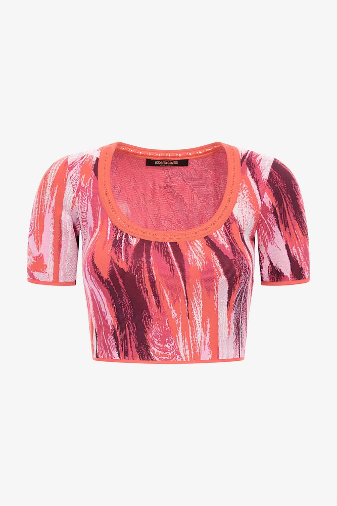 Plumange Print Top