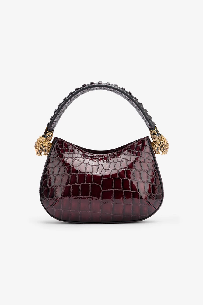 Roar Bag With Crocodile Print