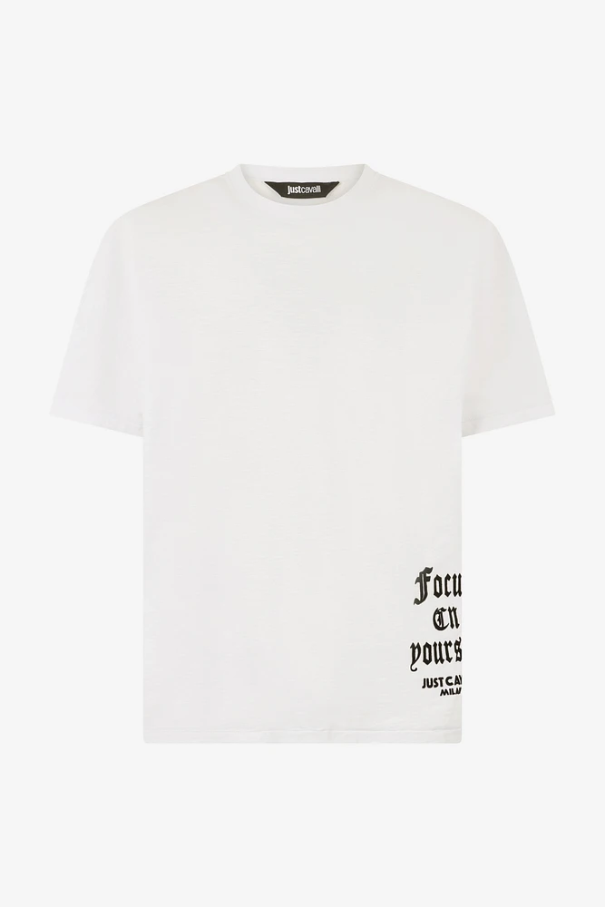 T-Shirt With Mirrored Jaguar And JC Monogram