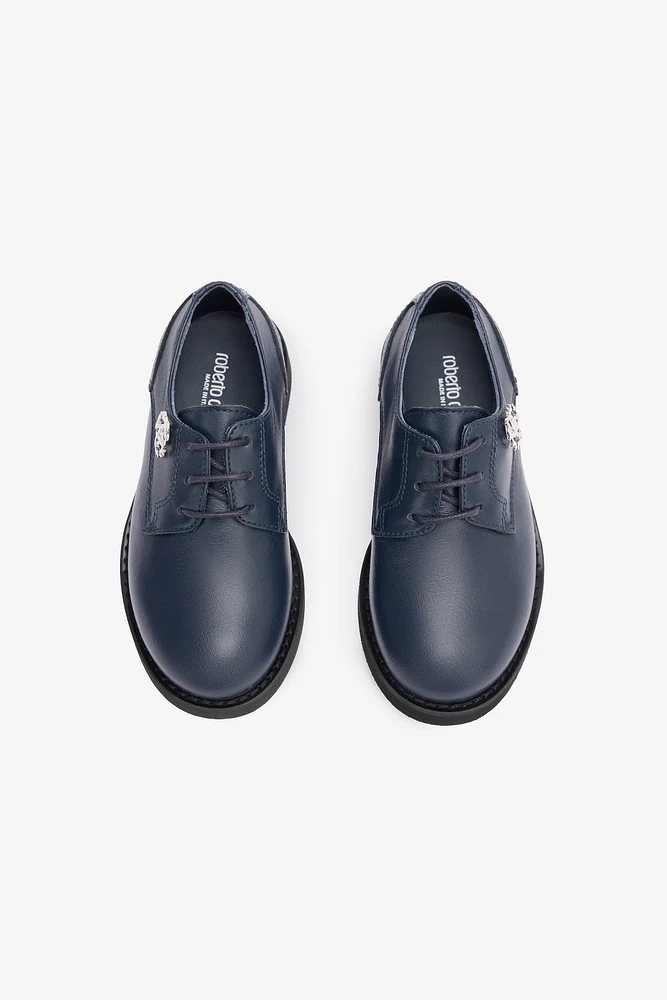 Lace-Up Loafers With RC Monogram