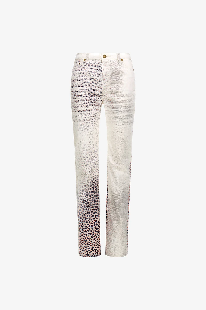 Shark Print Jeans