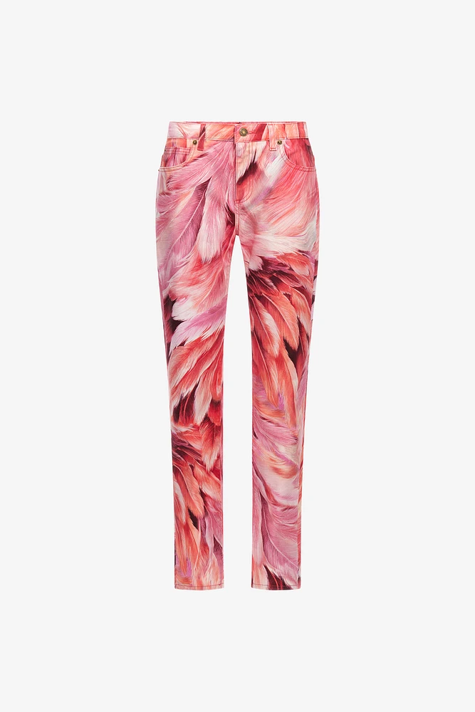 Plumange Print Jeans