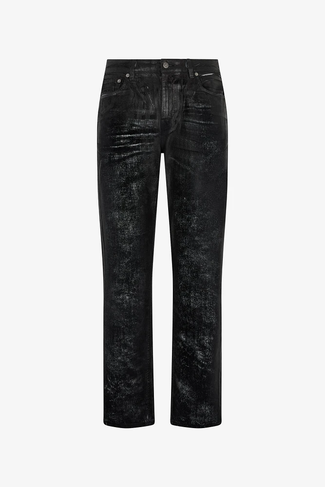 Used-effect pants
