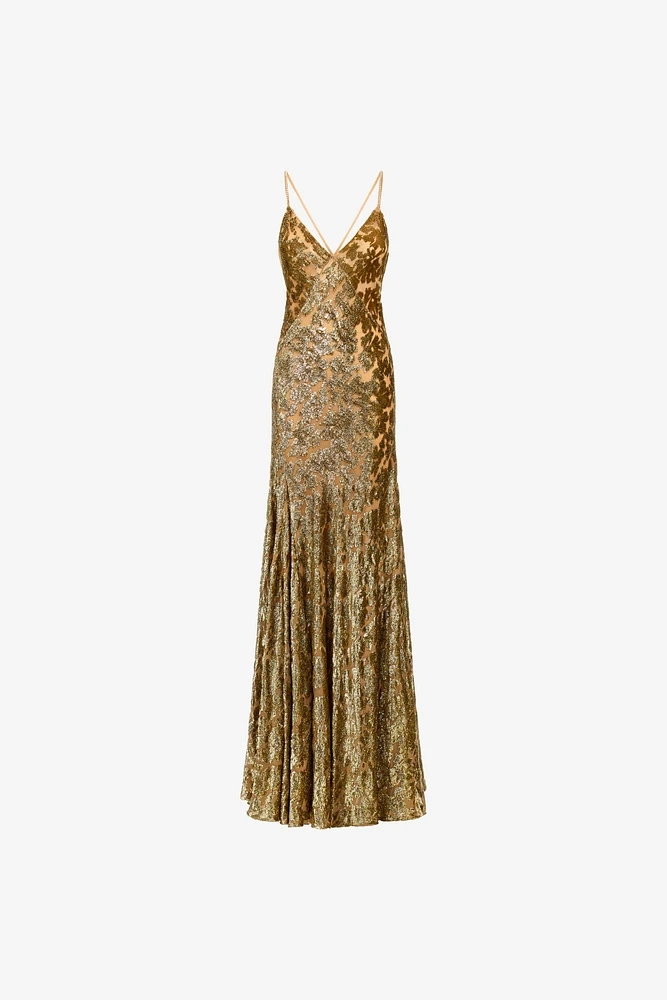 Gold Slip Dress