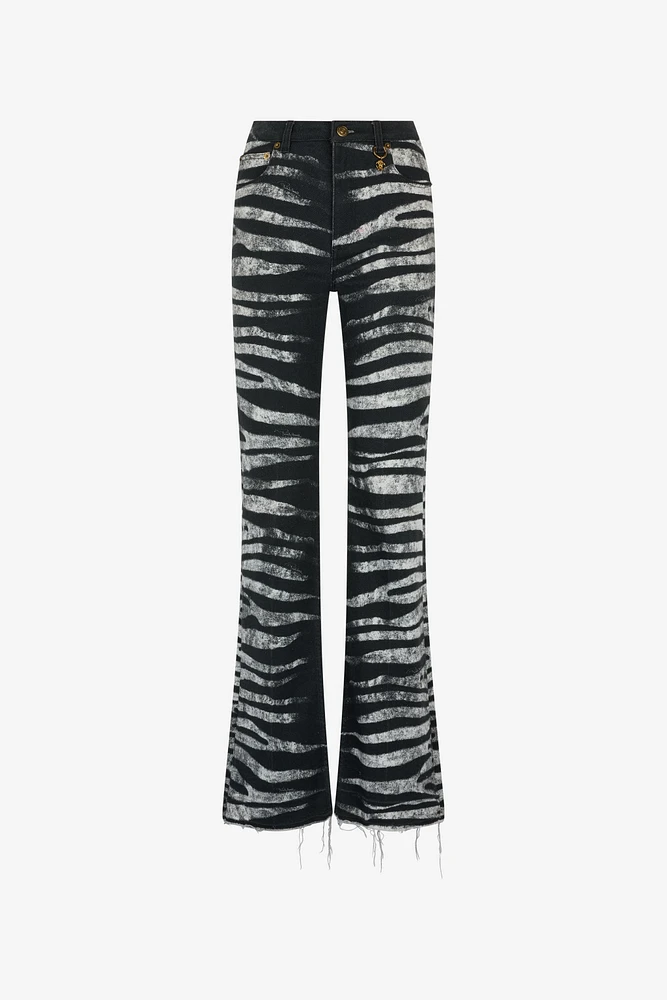 Pants With Zebra Print
