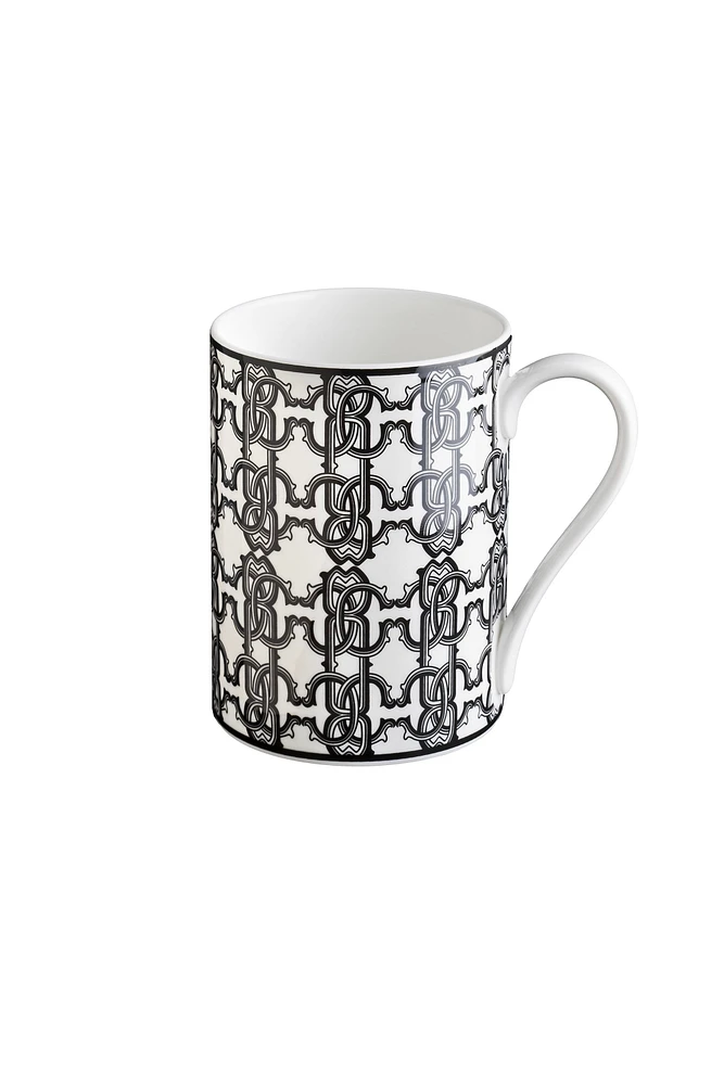 Monogram Black Mug In Gift Box