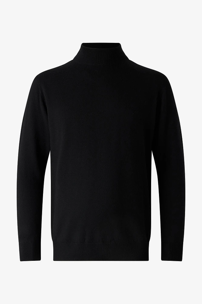 Wool High-Neck Sweater