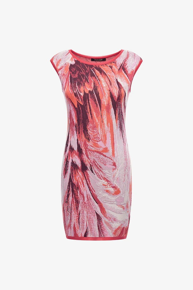 Plumange Print Mini Dress
