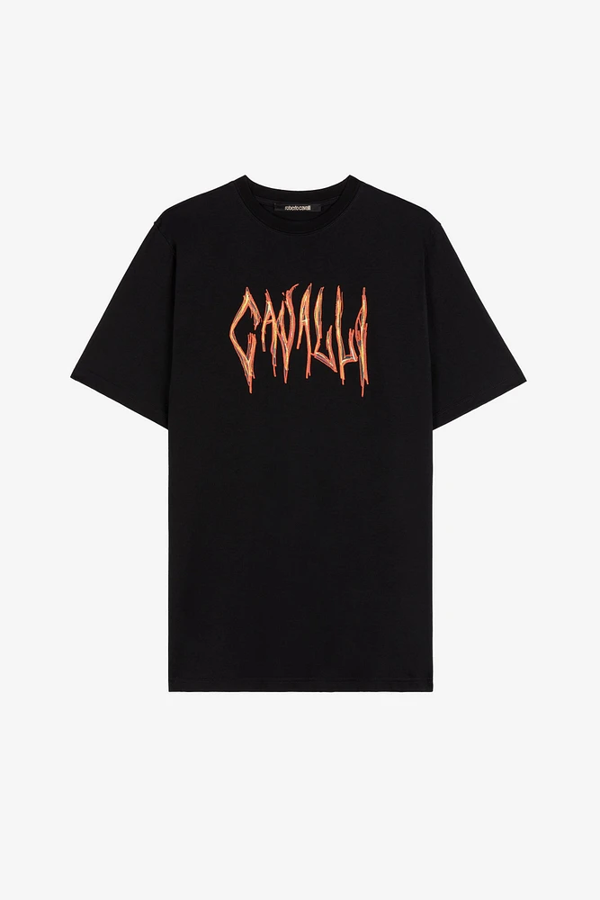 Graphic-Print Cotton T-Shirt