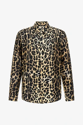 Shirt with Leopard print