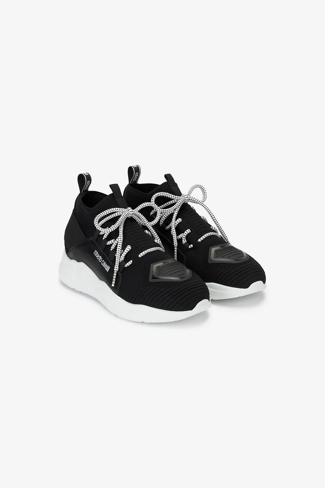 Slip-on sneakers with laces