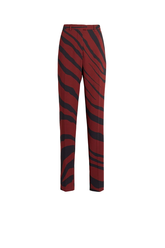 Zebra print trousers