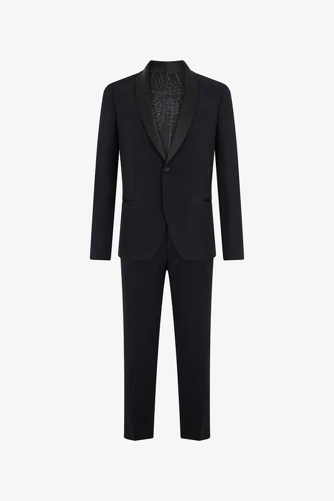 Single-button suit jacket