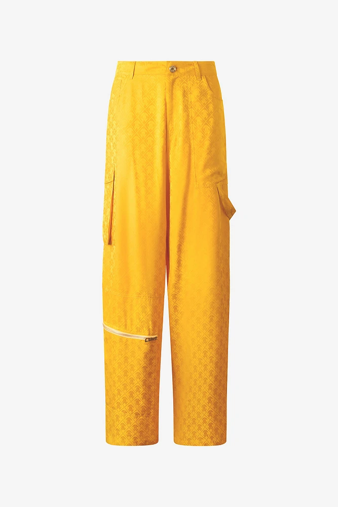 Pants With All-Over Mirror Snake Monogram