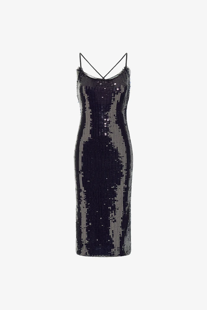Sequin Midi Dress