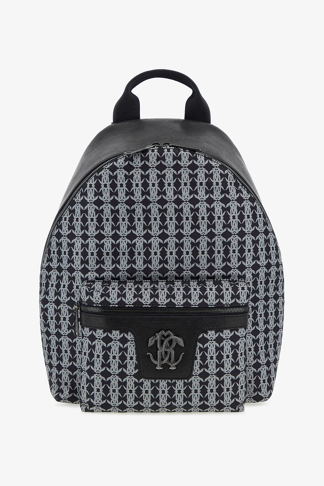 Backpack with Monogram Mirror Snake