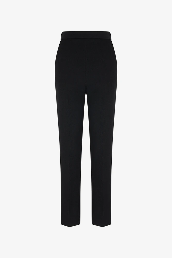 High-waisted trousers