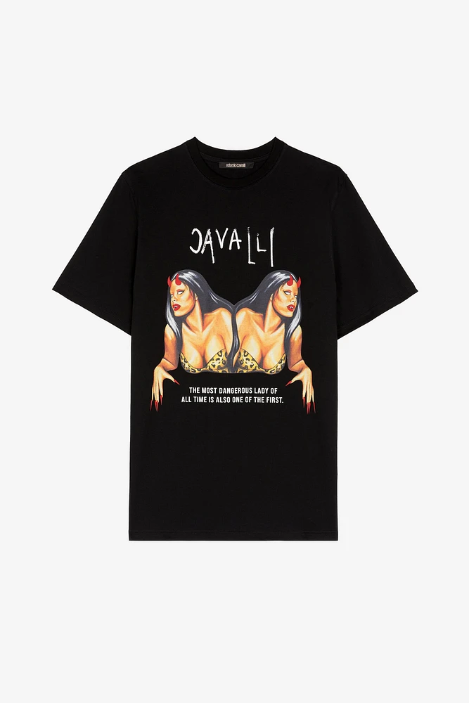 Graphic-Print Cotton T-Shirt