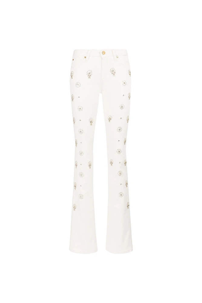 Bead-Embellished Jeans