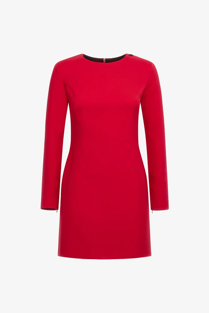 Long-sleeve dress with RC