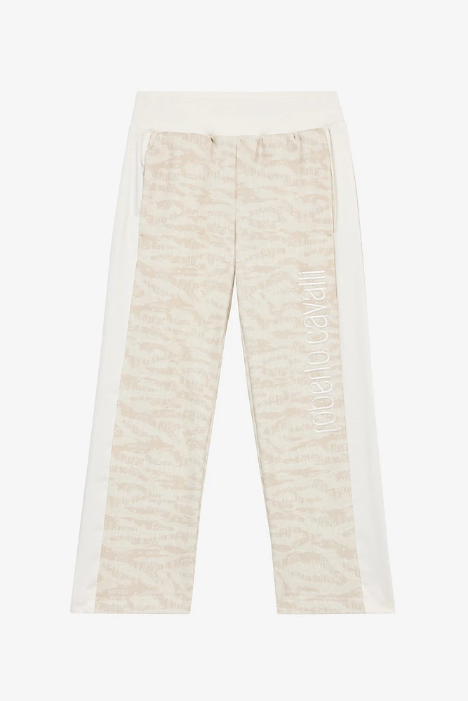 Sport Pants With Tiger Skin Print
