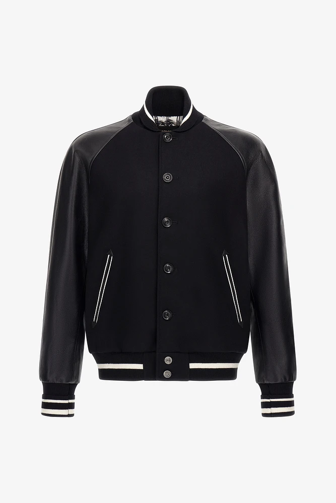 Contrast Bomber Jacket