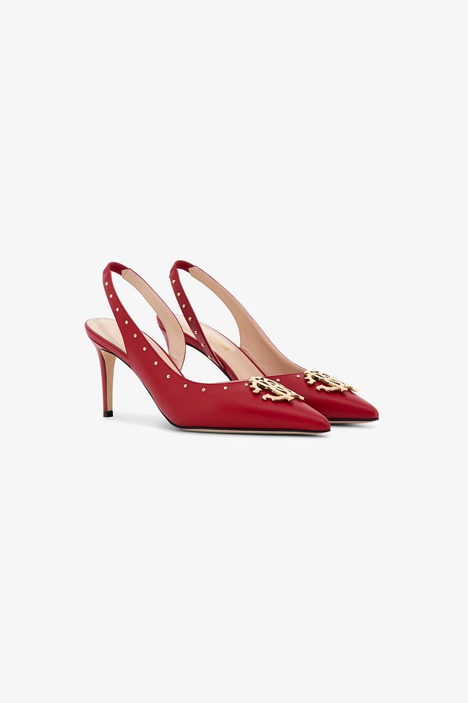 Leather Slingbacks