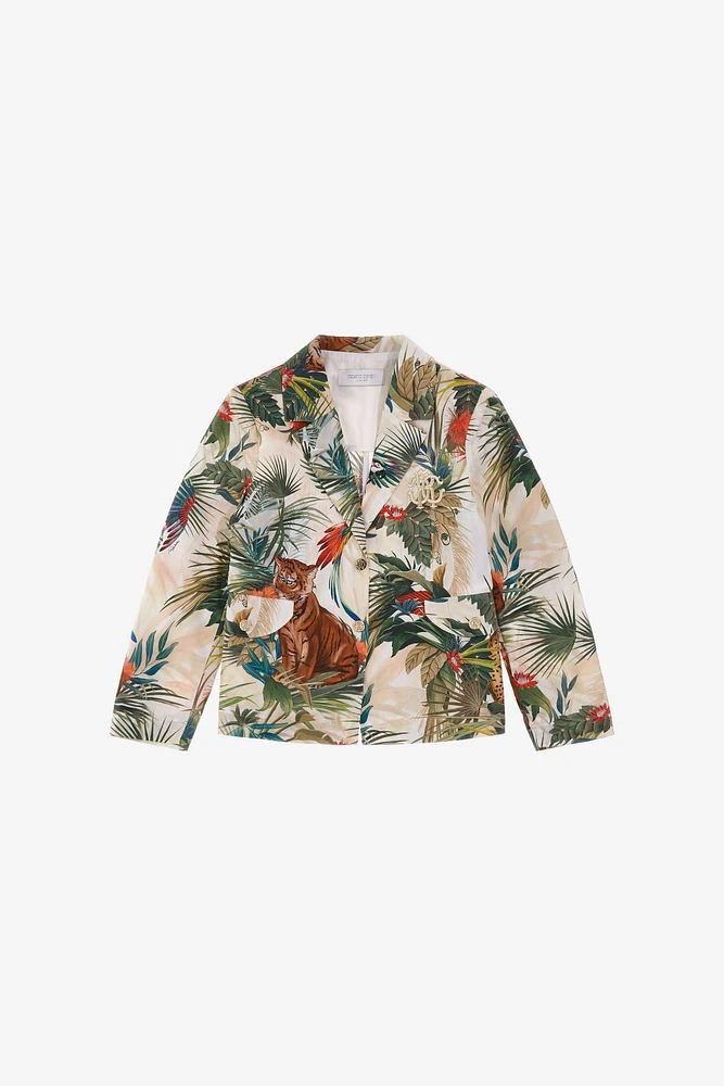 Jungle print jacket